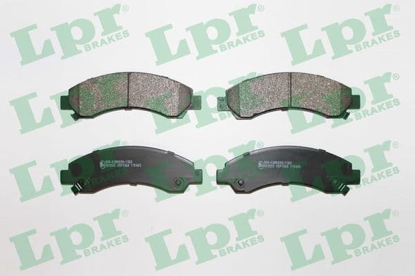 set placute frana,frana disc LPR 05P1568