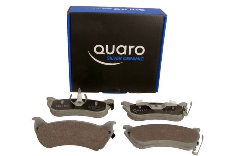 set placute frana,frana disc QUARO SILVER CERAMIC QP6989C