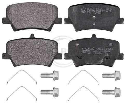 set placute frana,frana disc ABS 35222