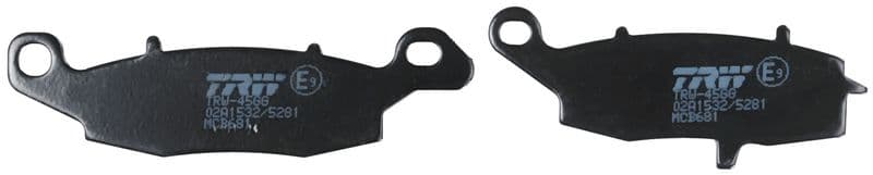 set placute frana,frana disc TRW Organic Allround MCB681