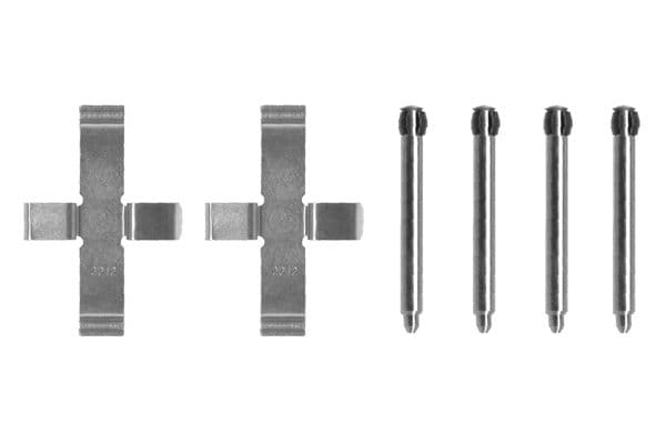Set accesorii, placute frana BOSCH 1 987 474 100