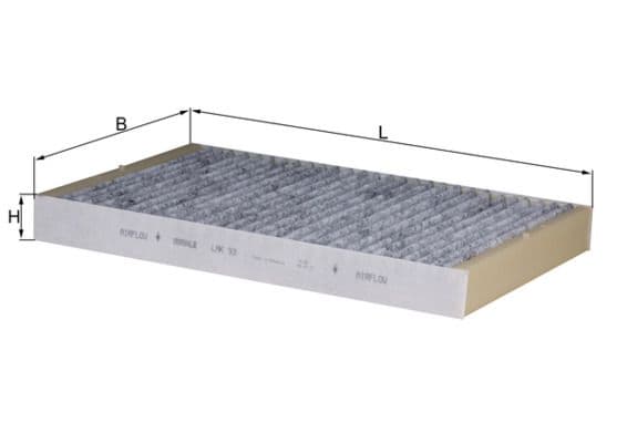 Filtru, aer habitaclu MAHLE LAK 93