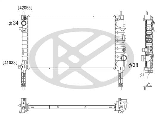 Radiator, racire motor KOYORAD PL463687