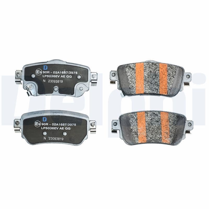 set placute frana,frana disc DELPHI LP5036EV