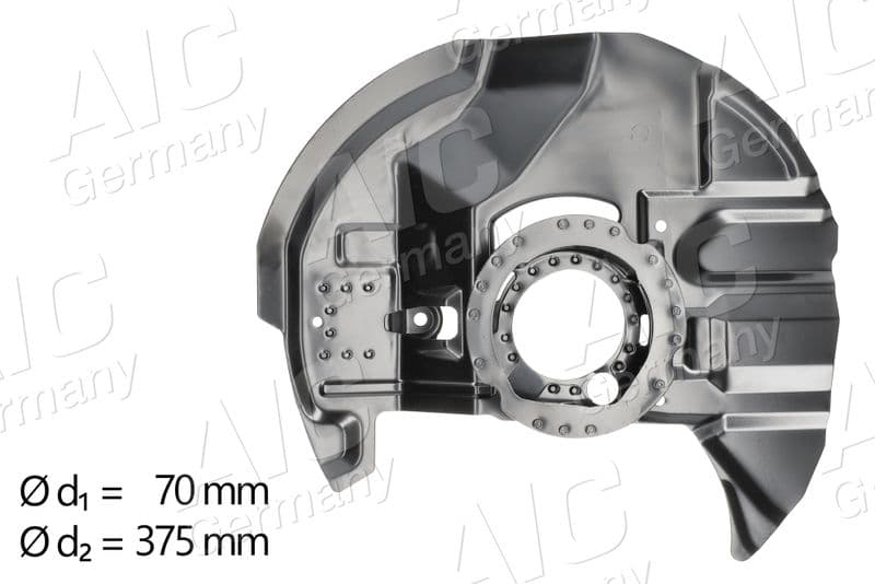 protectie stropire,disc frana AIC Calitatea originală 56985