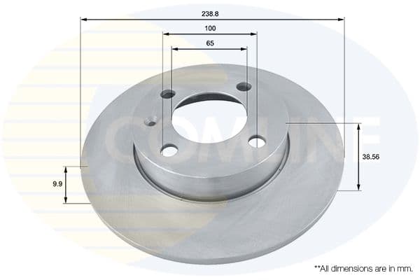 Disc frana COMLINE ADC1401