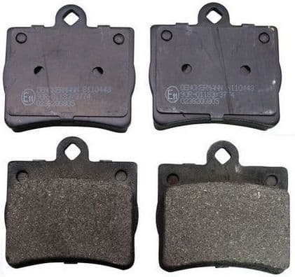set placute frana,frana disc DENCKERMANN B110443