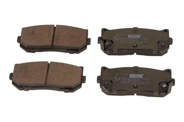 set placute frana,frana disc MAXGEAR 19-2167