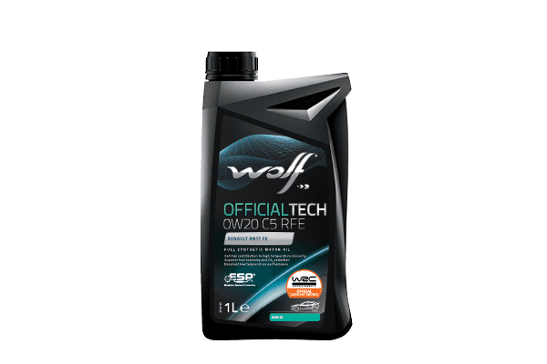 Ulei de motor WOLF OFFICIALTECH 0W-20 C5 RFE 1042488 1L