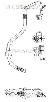 conducta presiune variabila,aer conditionat TRISCAN 9010 15019
