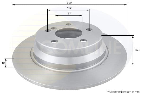 Disc frana COMLINE ADC1625