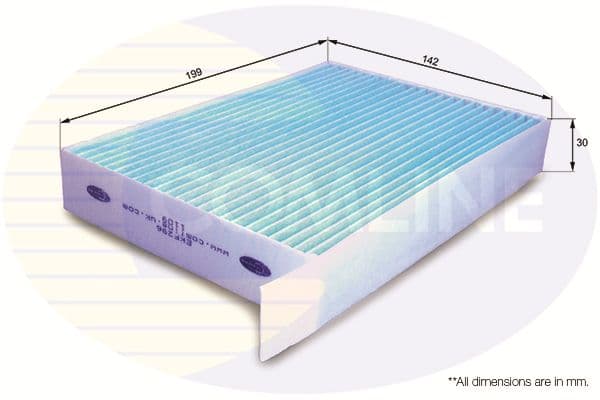 Filtru, aer habitaclu COMLINE EKF296