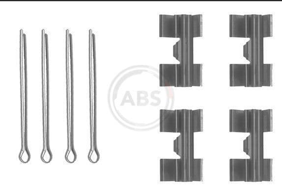Set accesorii, placute frana ABS 0969Q