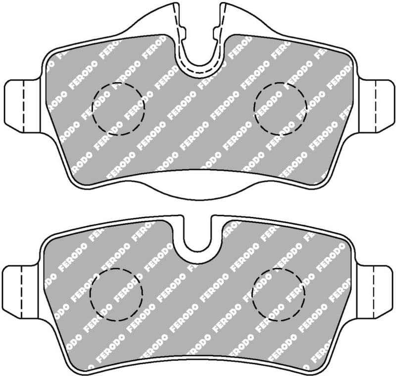 set placute frana,frana disc FERODO FCP1975H