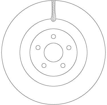 Disc frana TRW DF6871