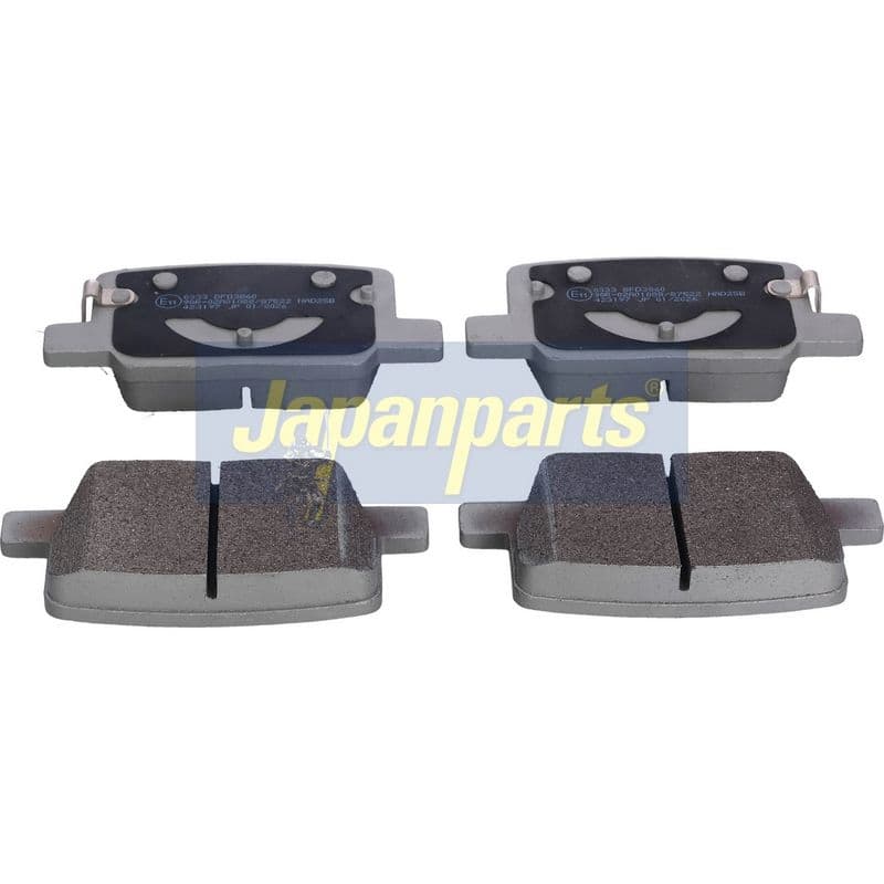 set placute frana,frana disc JAPANPARTS PP-0333AF
