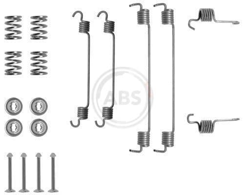 Set accesorii, sabot de frana ABS 0784Q