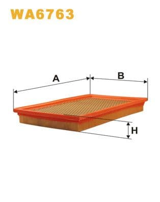 Filtru aer WIX FILTERS WA6763