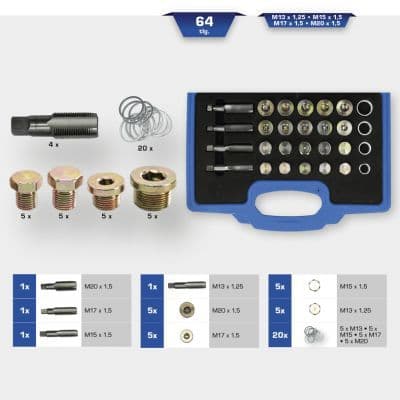 Set reparatie filet surub golire ulei BRILLIANT TOOLS BT711250
