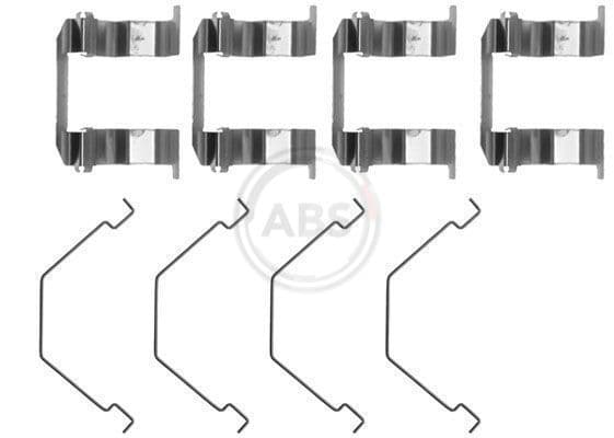 Set accesorii, placute frana ABS 1158Q