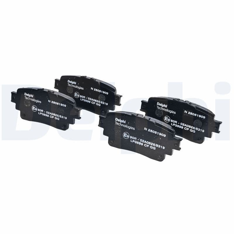 set placute frana,frana disc DELPHI LP3599