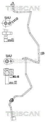 conducta presiune variabila,aer conditionat TRISCAN 9010 25013