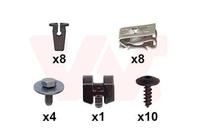 Set montaj, aripa laterala VAN WEZEL 5735796