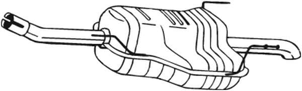 Toba esapament finala BOSAL 185-129