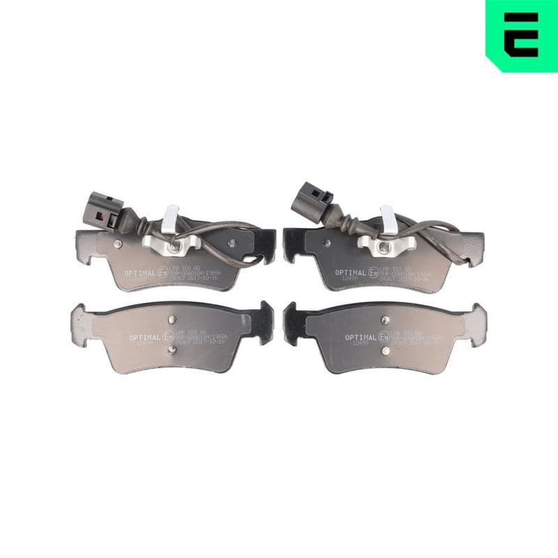 set placute frana,frana disc OPTIMAL BP-12499
