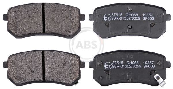 set placute frana,frana disc ABS 37515