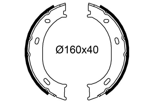 Set saboti frana VALEO 564269