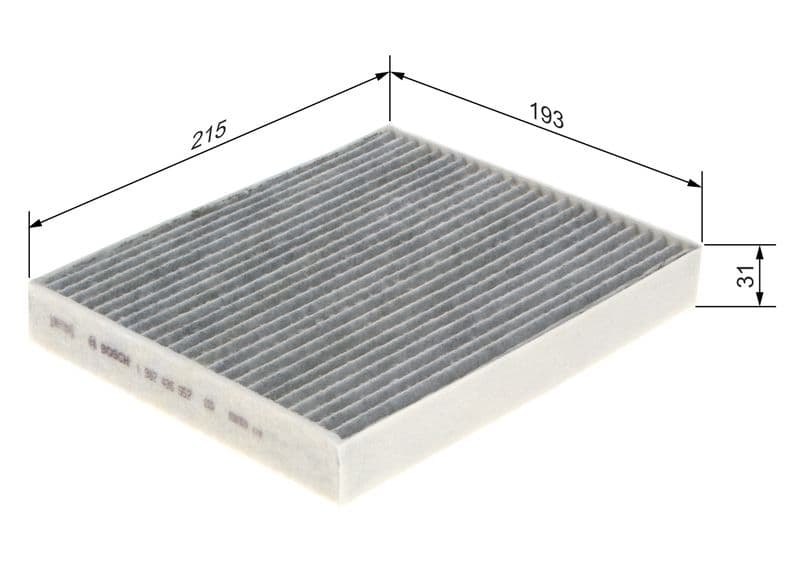 Filtru, aer habitaclu BOSCH 1 987 435 557