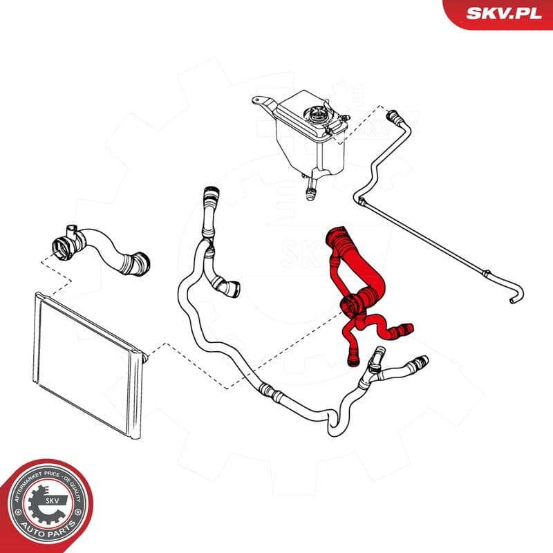 Furtun radiator ESEN SKV 24SKV262