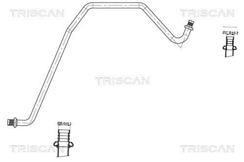 conducta presiune variabila,aer conditionat TRISCAN 9010 16075