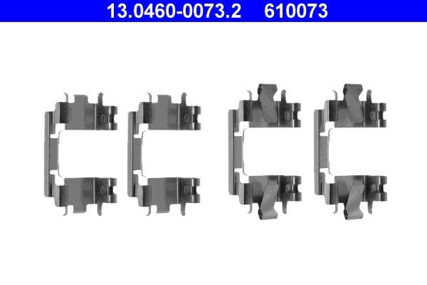 Set accesorii, placute frana ATE 13.0460-0073.2