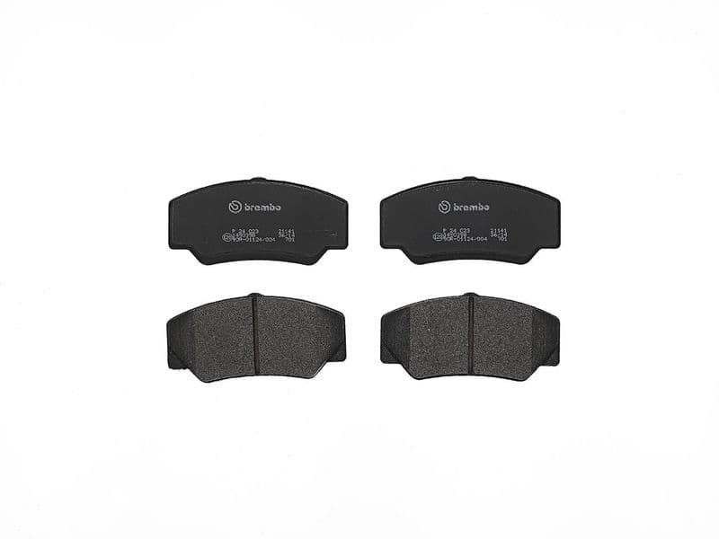 set placute frana,frana disc BREMBO PRIME LINE P 24 023