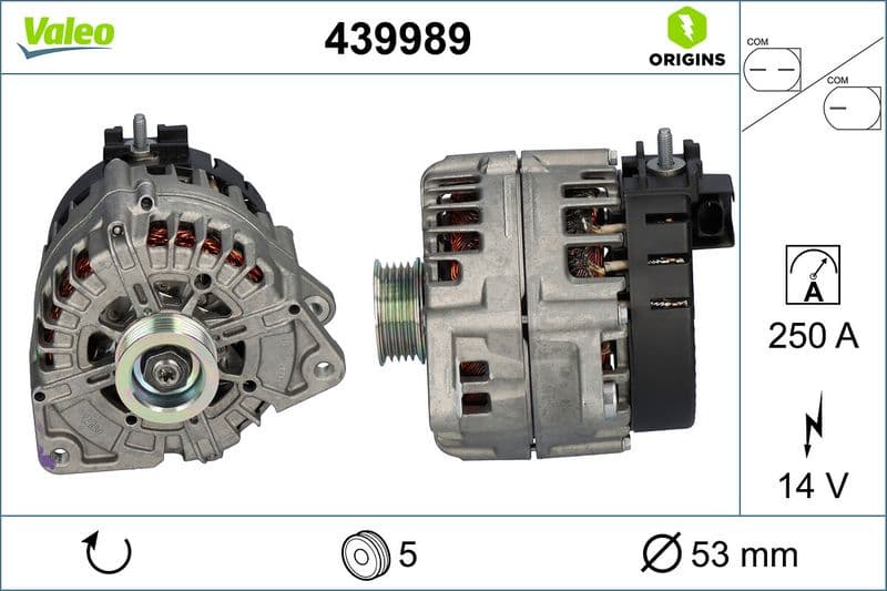 Generator / Alternator VALEO 439989
