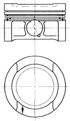 Piston KOLBENSCHMIDT 94503720