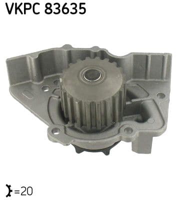 Pompă de apă, răcire motor SKF VKPC 83635
