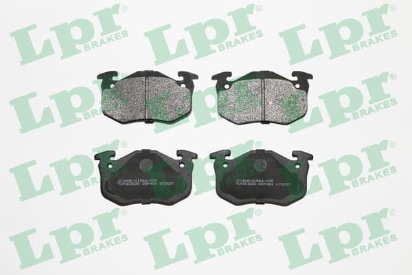 set placute frana,frana disc LPR 05P484