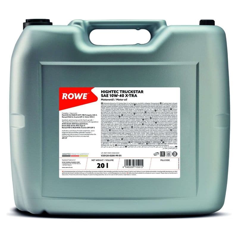 ulei de motor ROWE HIGHTEC TRUCKSTAR SAE 10W-40 X-TRA 20120-0200-99