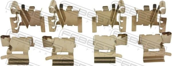 Set accesorii, placute frana FEBEST 0103-ASV70F