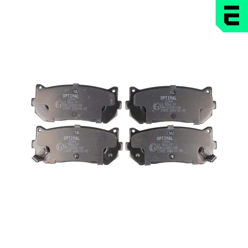 set placute frana,frana disc OPTIMAL BP-12494