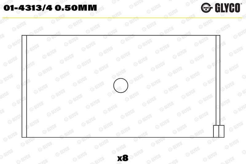 Cuzinet bielă GLYCO 01-4313/4 0.50mm
