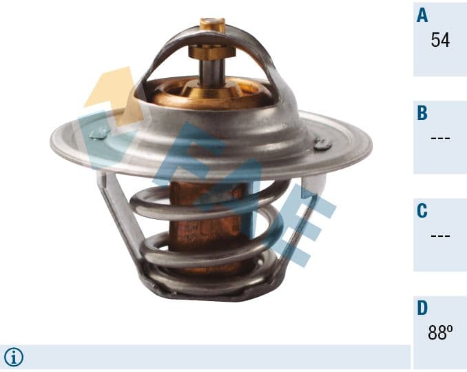 termostat,lichid racire FAE 5203488