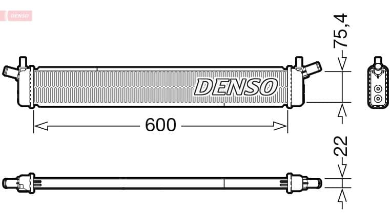Radiator, racire motor DENSO DRM50136