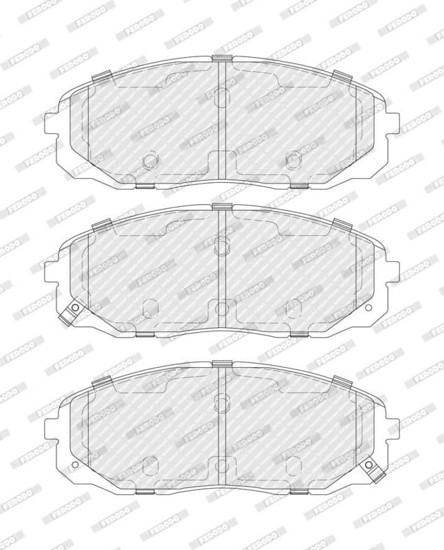 set placute frana,frana disc FERODO PREMIER ECO FRICTION FDB5305