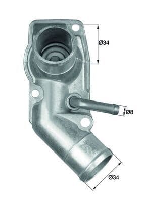 termostat,lichid racire MAHLE BEHR TI 213 92D