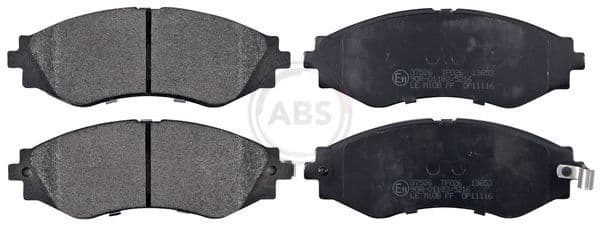 set placute frana,frana disc ABS 37526