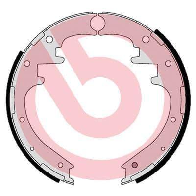 Set saboti frana BREMBO ESSENTIAL LINE S 24 554